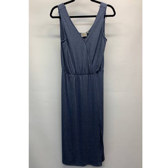 Dual Nature Dresses & Skirts - DUAL NATURE Surplice Neck Rib Knit Midi Dress